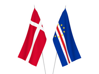 Republic of Cabo Verde and Denmark flags