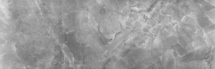 Background and texture of gray marble. Panorama. Banner.