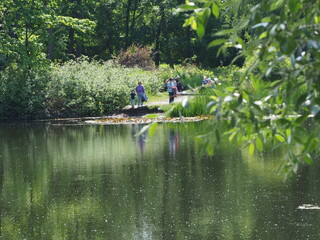 fishing in the lake