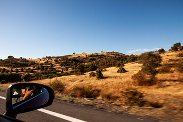road in the spanish desert