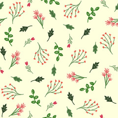 독특한 식물 패턴