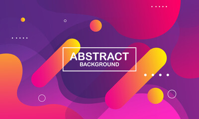 Colorful geometric background. Trendy gradient shapes composition. Cool background design for posters. Eps10 vector
