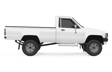 Vintage Pickup Truck Isolated