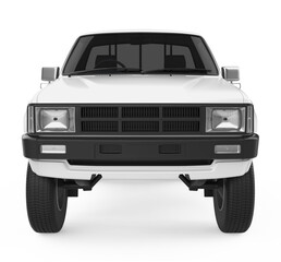 Naklejka premium Vintage Pickup Truck Isolated