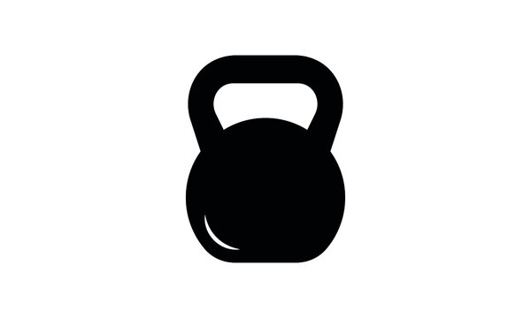 Kettleball weight icon,Sport and fitness weight symbol. Vector illustration.