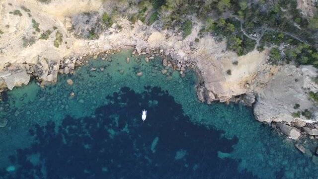 Ibiza, Spain- Creek in Cal&oacute; d'en Real

