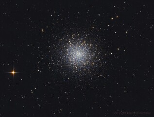 The globular cluster Messier 13 in the constellation Hercules
