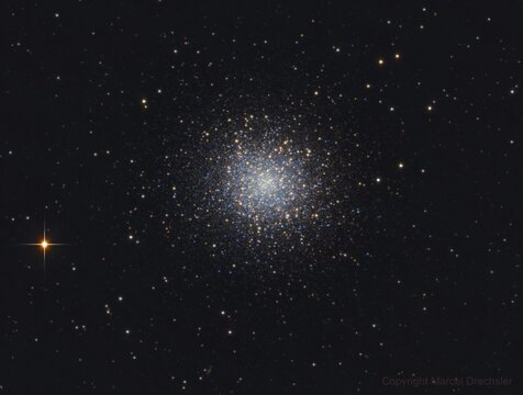 The globular cluster Messier 13 in the constellation Hercules