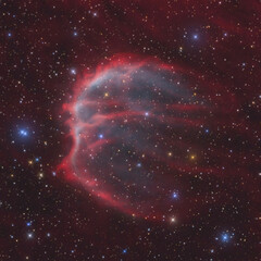 The planetary nebula Strottner-Drechsler object 9 in the constellation Puppis