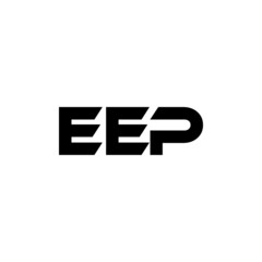 EEP letter logo design with white background in illustrator, vector logo modern alphabet font overlap style. calligraphy designs for logo, Poster, Invitation, etc.