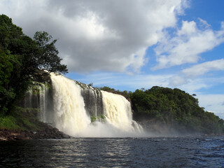 Waterfall in Canaima National Park, Venezuela