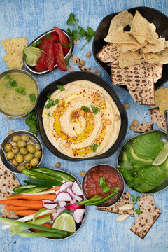 Vegan Hummus And Crudites