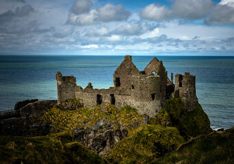 Castle Ruins by the Sea