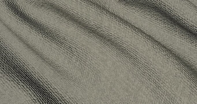 The fabric is gray textured 3D. Abstract digital canvas in motion.