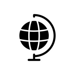 Set of world map vector line icons. Navigation illustration sign collection. Globe symbol.