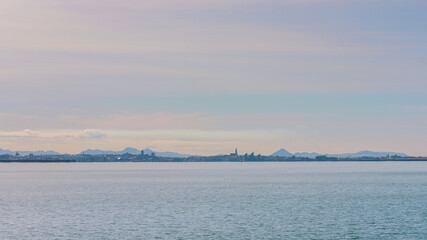 View of the capital area of Iceland.