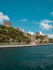 Roumeli Hissar Castle in Istanbul, Turkey. Rumelihisarı, Rumelian, Boğazkesen
