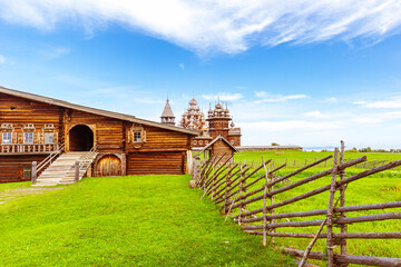 The main ensemble of the Kizhi open air museum.