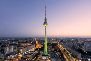 Obraz premium Berliner Fernsehturm