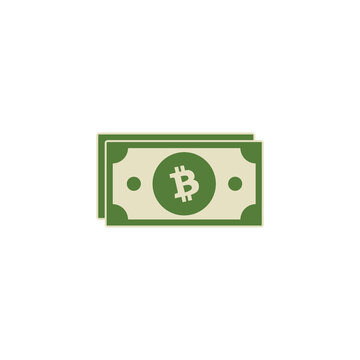 Bitcoin cash icon isolated on white background. Cryptocurrency symbol modern, simple, vector, icon for website design, mobile app, ui. Vector Illustration