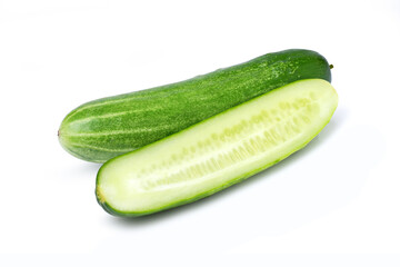 cucumber isolated on white background