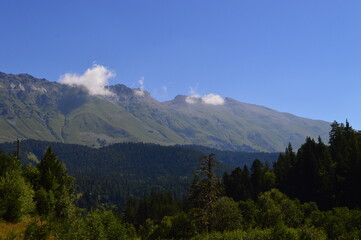 landscape with clouds