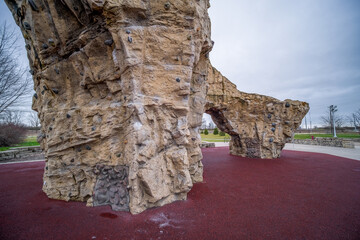 Scioto Audubon Metro Park Climbing Wall