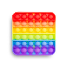 Pop it. Close up. Isolated on a white background