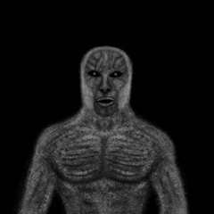 Sasquatch, digital painting, concept for suspense and horror.