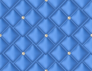 Blue seamless texture with pearls