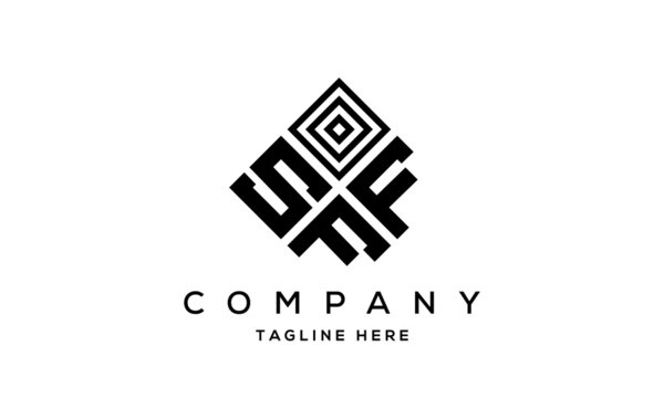 SFF square three latter logo vector