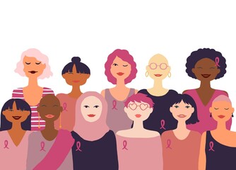 Groupe de femmes pour l’octobre rose