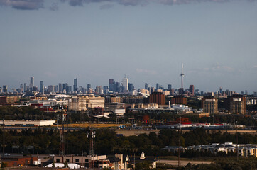 Skyline of Toronto in Ontario, Canada