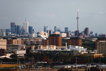 Skyline of Toronto in Ontario, Canada