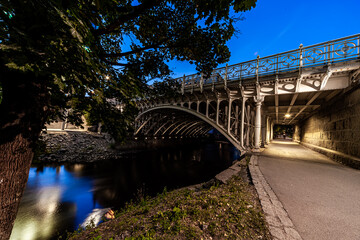 Hausmanns bridge, Oslo, Norway, blue hour