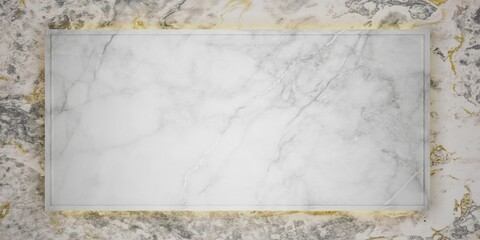 marble studio Frame for displaying products and content design luxury 3D rendering