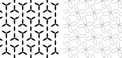 Repeat pattern design, seamless, Flowers, element, art pattern