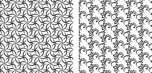Repeat pattern design, seamless, Flowers, element, art pattern