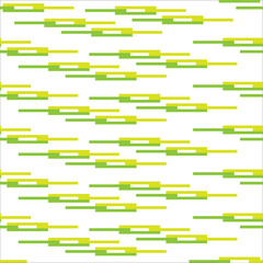 A pattern of rectangles imitating a chain in a chaotic manner