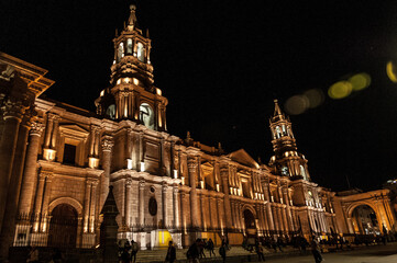 Fototapeta na wymiar Catedral en Arequipa