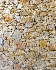 random cut stone wall, seamless natural background