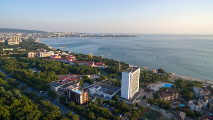Obraz premium Aerial view of the city of Gelendzhik. Krasnodar region. Russia