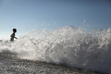 Obraz premium people on the beach