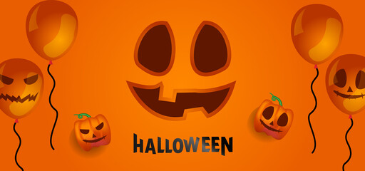 Halloween holiday template background design