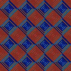 Seamless combination of various geometric patterns.