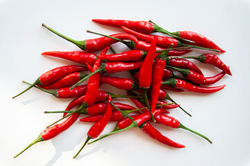 a lot of red peppers