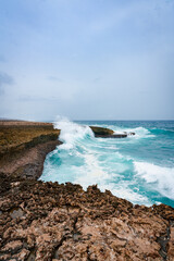 Fototapeta premium Waves Crashing in Boca Tabla National Park