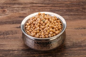 Vegan cuisine - Dry chickpea heap