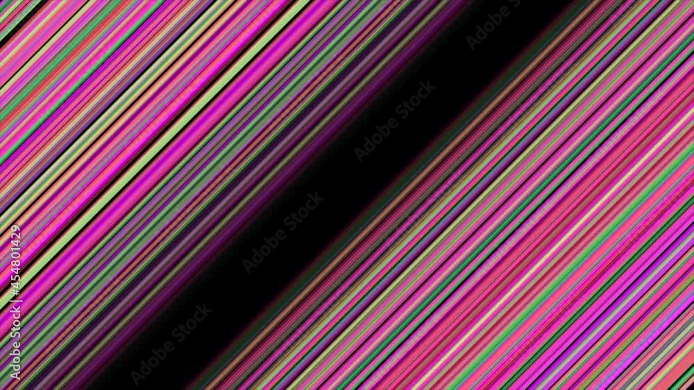 Poster mirrored diagonal stripes coming from the black space and spreading into the different directions. a