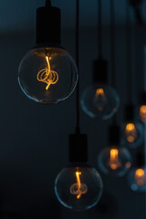 Energy saving light bulbs - obrazy, fototapety, plakaty